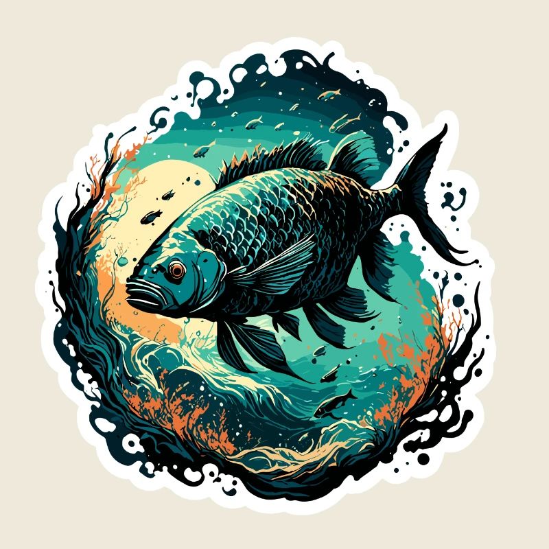 Pêcheur Siluette / Pêche / Poissons / Lac / Sport