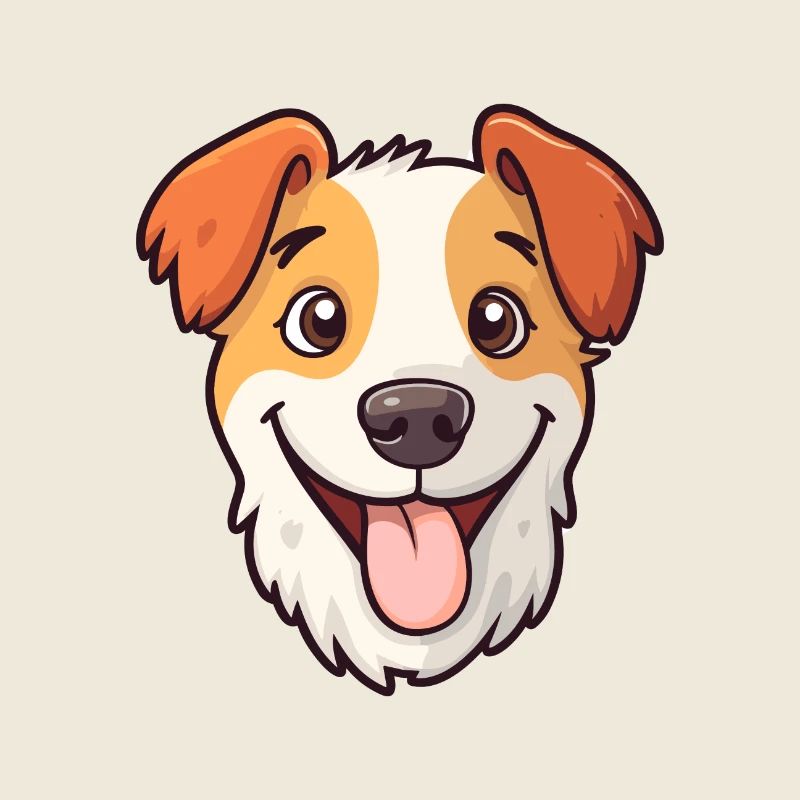 Komondorok chien race aquarelle dessin animé kawaii cli