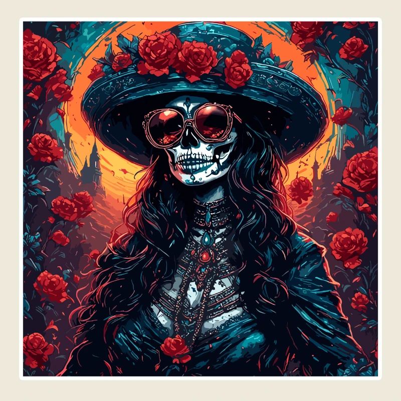 La Catrina/ Tattoo / Mexiko / Totenkopf / Skull