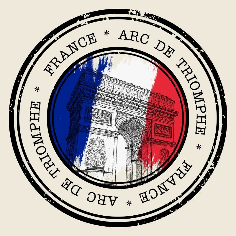 Pariser Bogen Trikolore Kreis