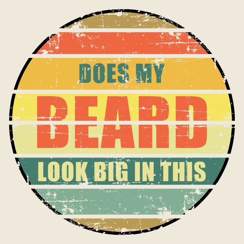 Sieht mein Bart darin groß aus?