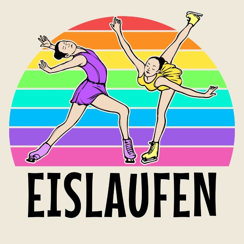 Eislaufen Spruch Wintersport Schnee Kalt Eis