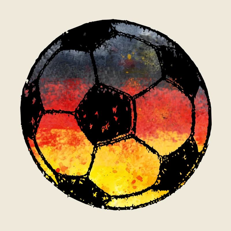 Soccer Germany - black red gold