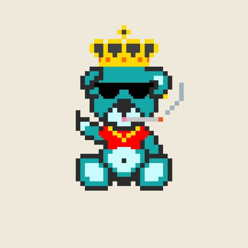 Pixel Bear King
