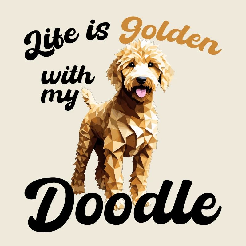 Goldendoodle Golden Doodle Life Cadeau d’or