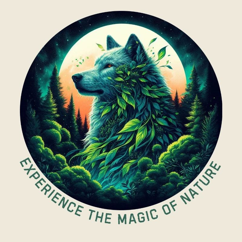 Wolf in the forest