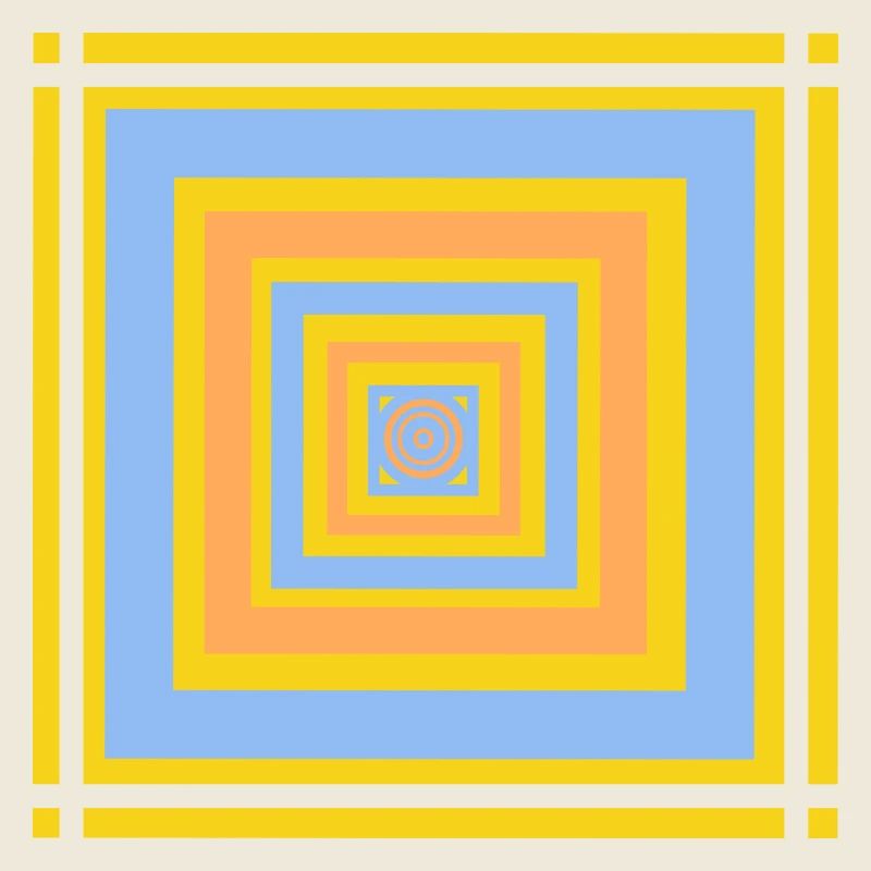 Geometrische Farbenspiele Muster