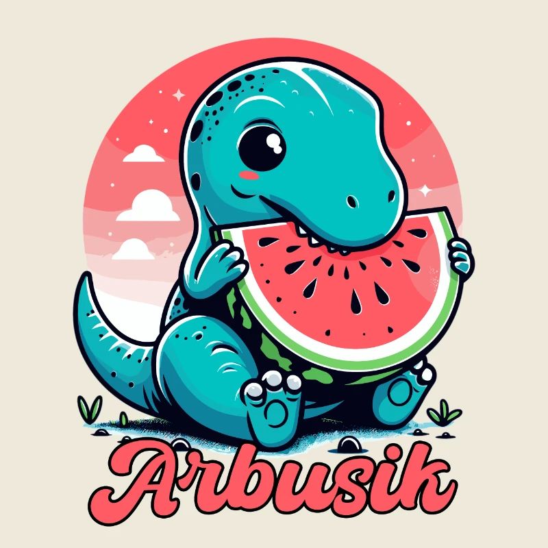 Mignon T-Rex Pastèque Arbusik Cadeau