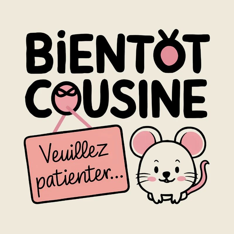 bald, Cousine, bitte warten