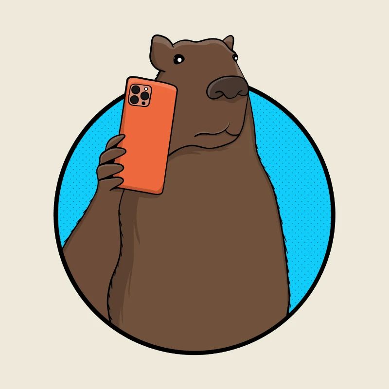 Influenceur des médias sociaux Capybara