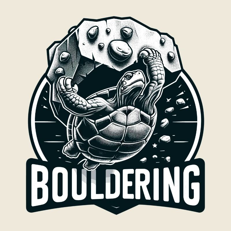 Bouldering Turtle Climbing Gift