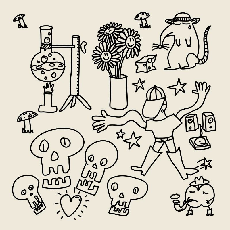 Kritzeln oder nach Hause gehen