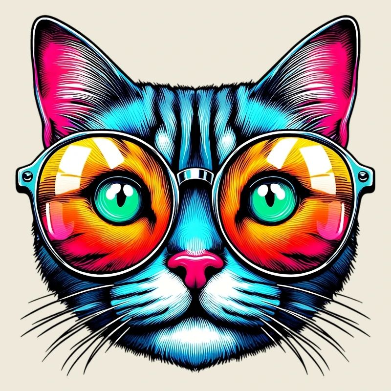Kater mit Sonnenbrille