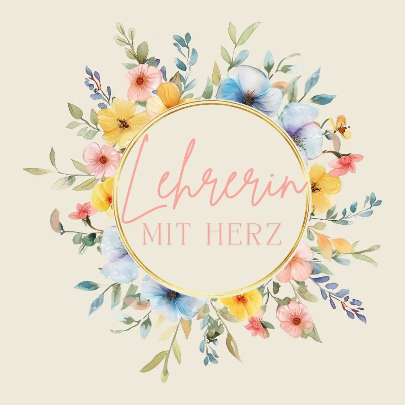 Lehrerin mit Herz! Personalisierbares Design