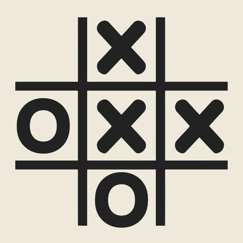 TIC TAC TOE Field Retro
