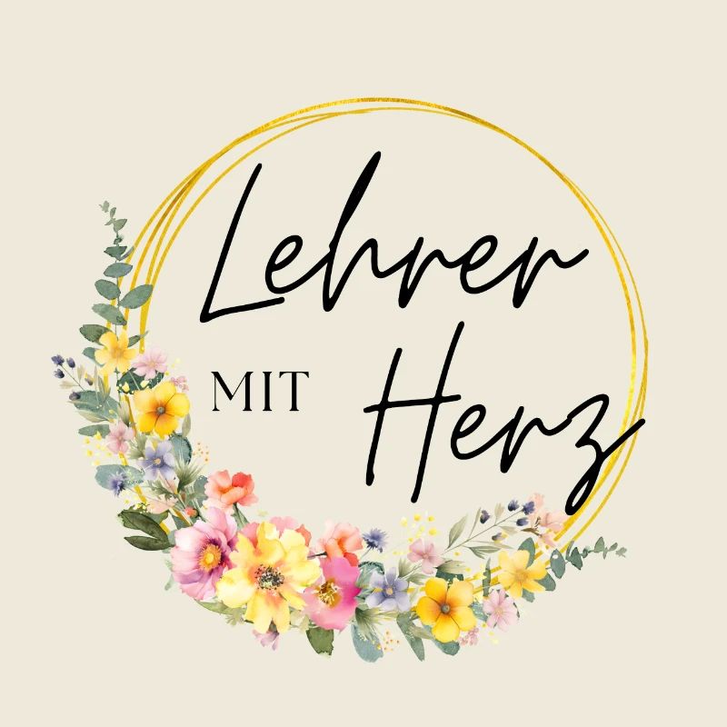 Lehrer mit Herz! Personalisierbares Design