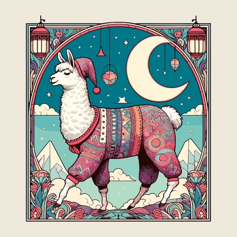 Cadeau de pyjama lama