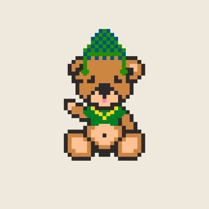 Pixelbär Inka