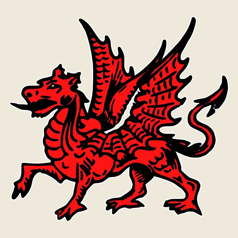 Welsh Red Dragon (y Ddraig Goch)