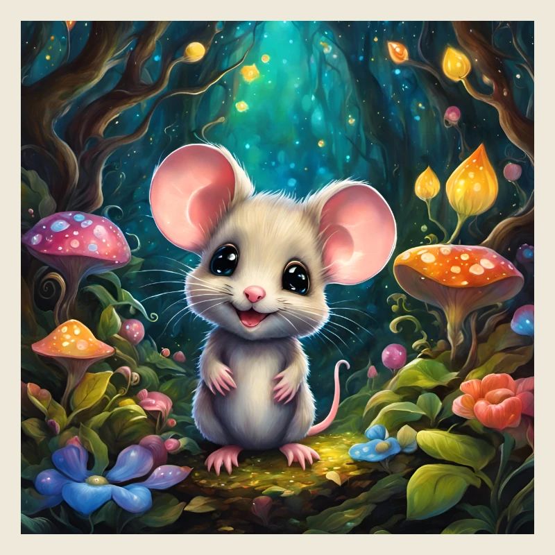 A cute little mouse