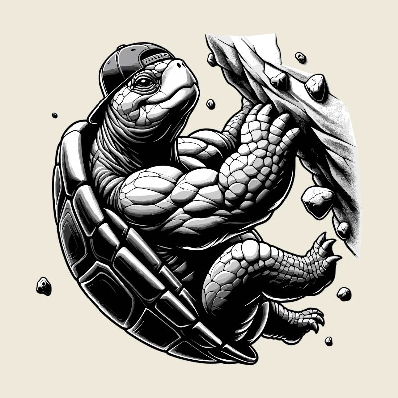 Bouldering Turtle Climbing Gift