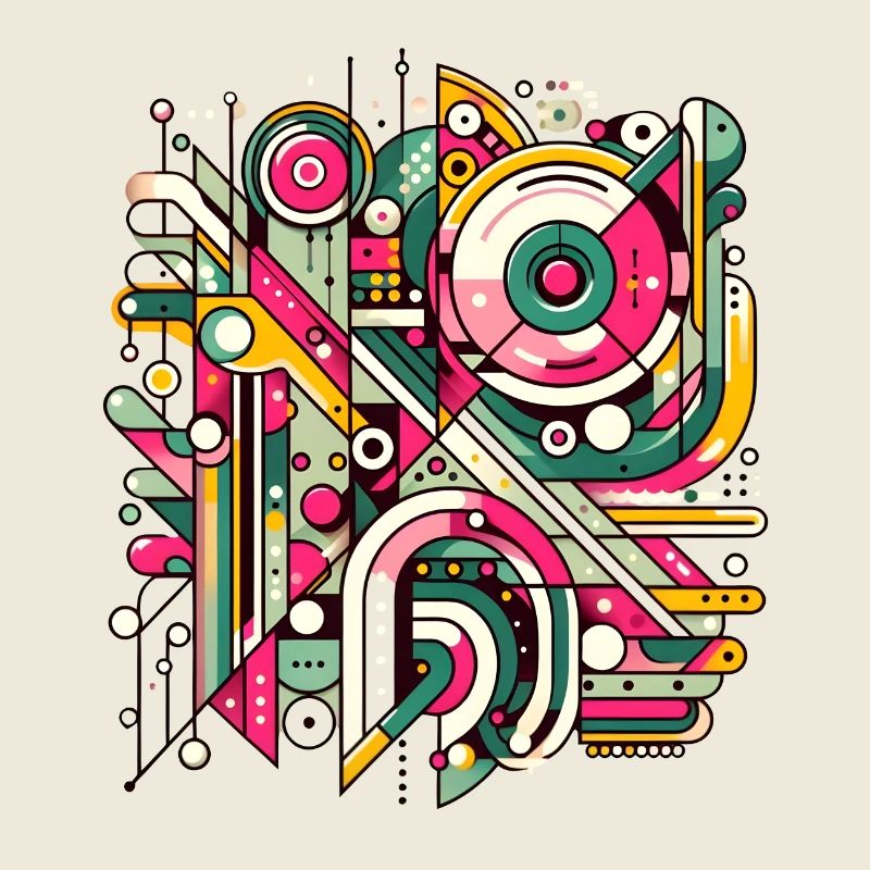 Neon Geometry — Hypergrid