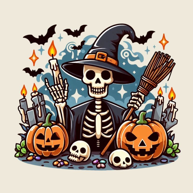 Spooky Mr Os halloween