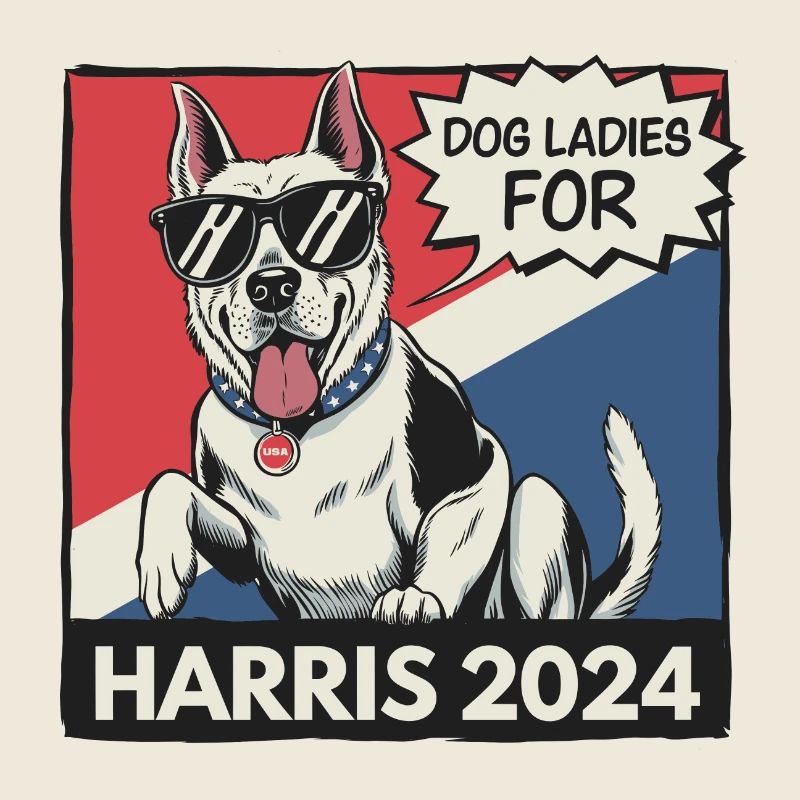 Chien Dames Pour Kamala Harris 2024 États-Unis Amérique