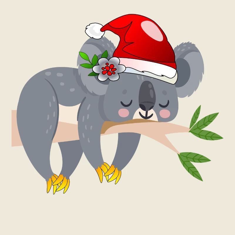 OURS KOALA DE NOËL