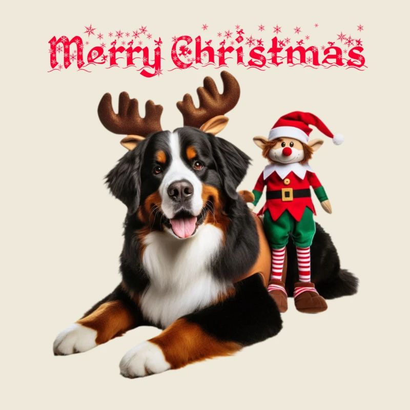 Bouvier Bernois de Noël