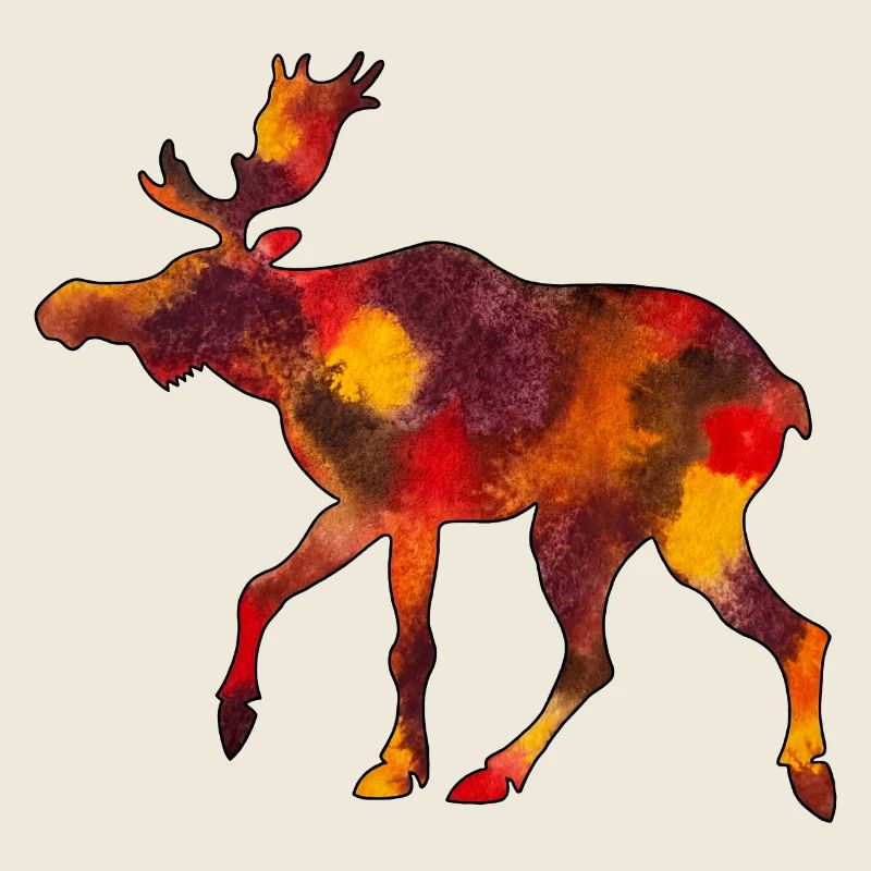 Elch Moose Skandinavien Schweden Norwegen Herbst