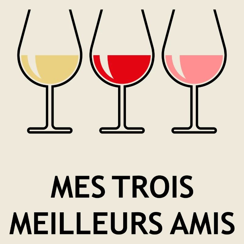 Mes Trois Meilleurs Amis (Vin / Bombé Ouvert)