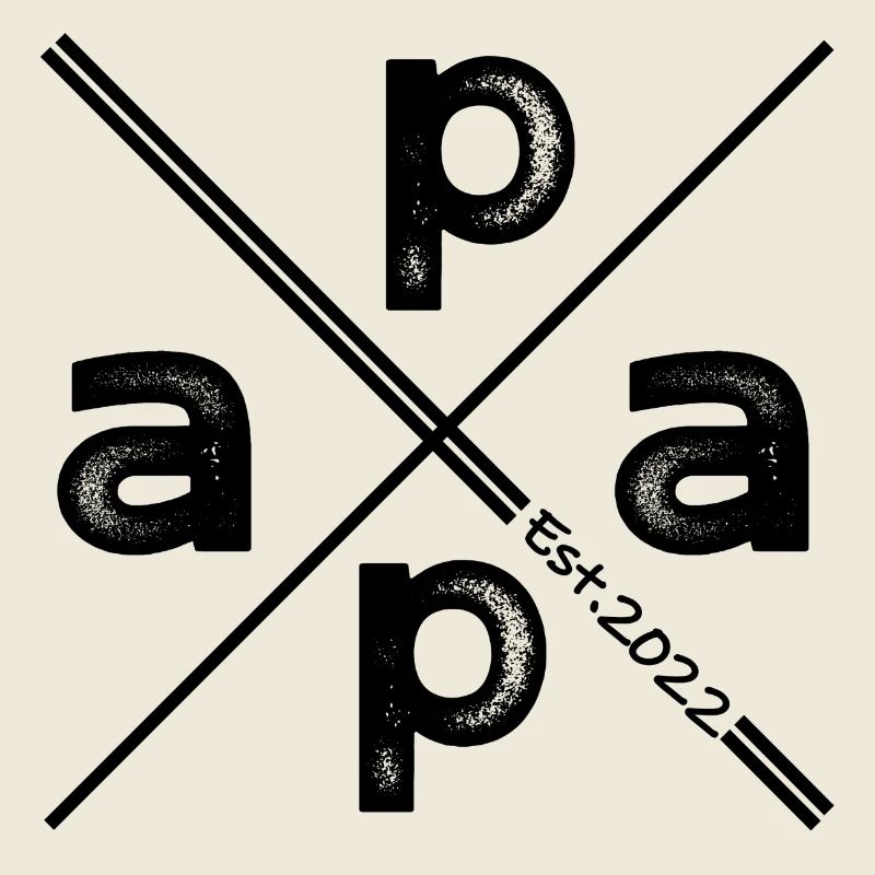 Papa Established 2022 – Vintage Geschenk Design