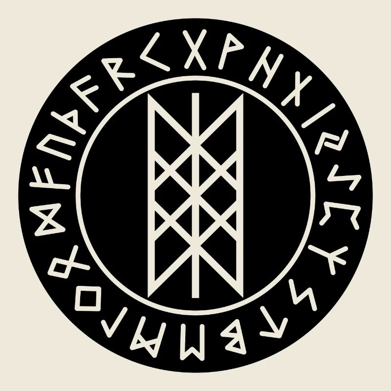 Wyrd schwarzer Runenkreis
