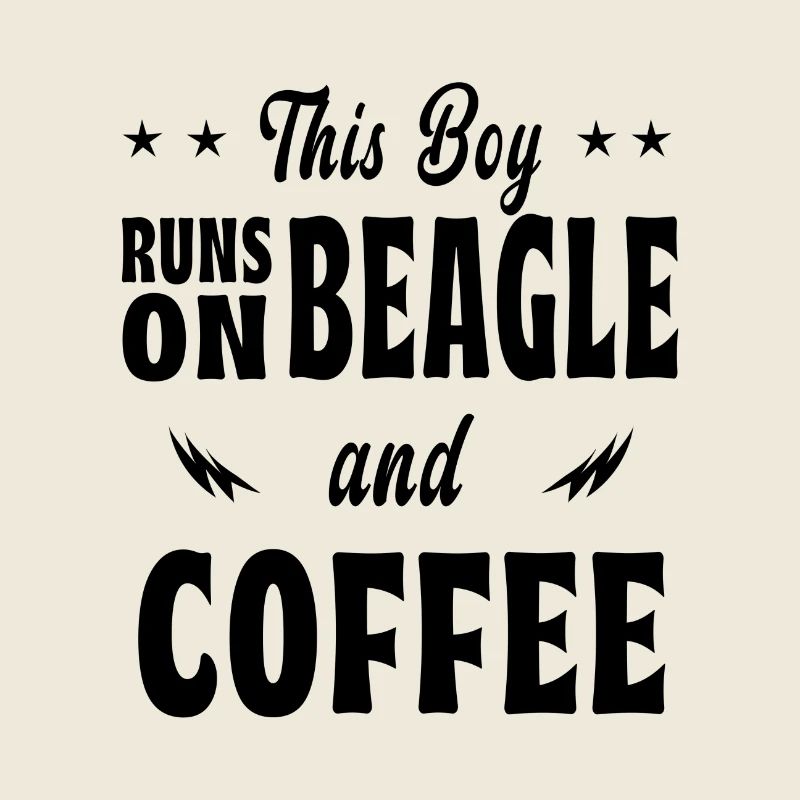 Dieser Junge Beagle Kaffee Design