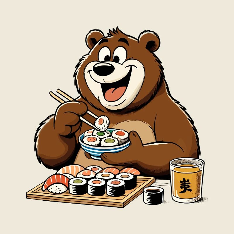 Sushi Bear Happy Maki Gift