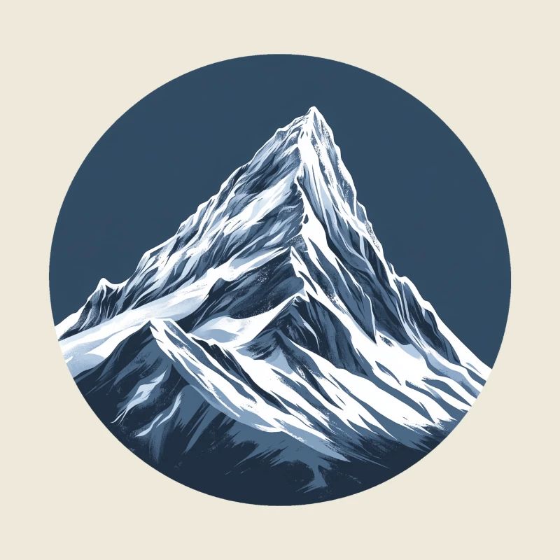 Runder Berg, Matterhorn, Bergsteiger-Logo