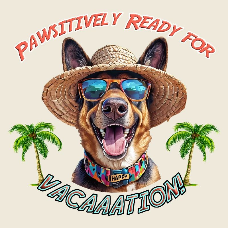 Schäferhund im Sommerlook: Pawsitively Ready