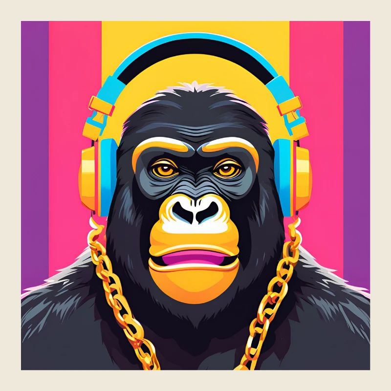 Gorilla, Primat, Affe