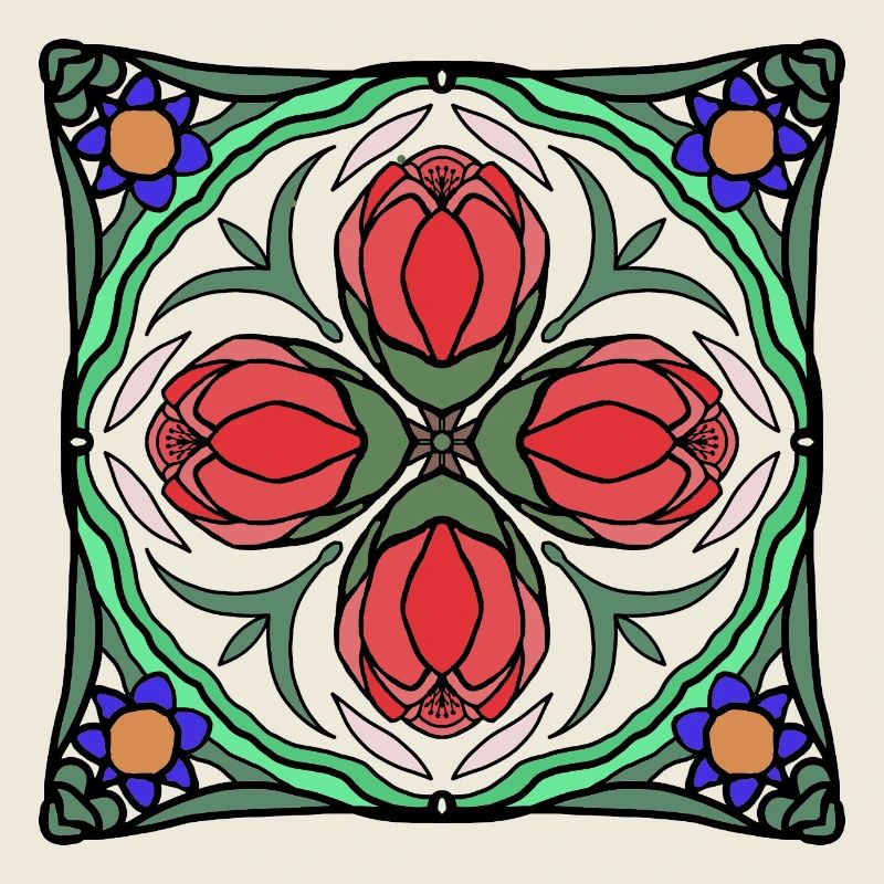 Art Deco Blossom Mandala