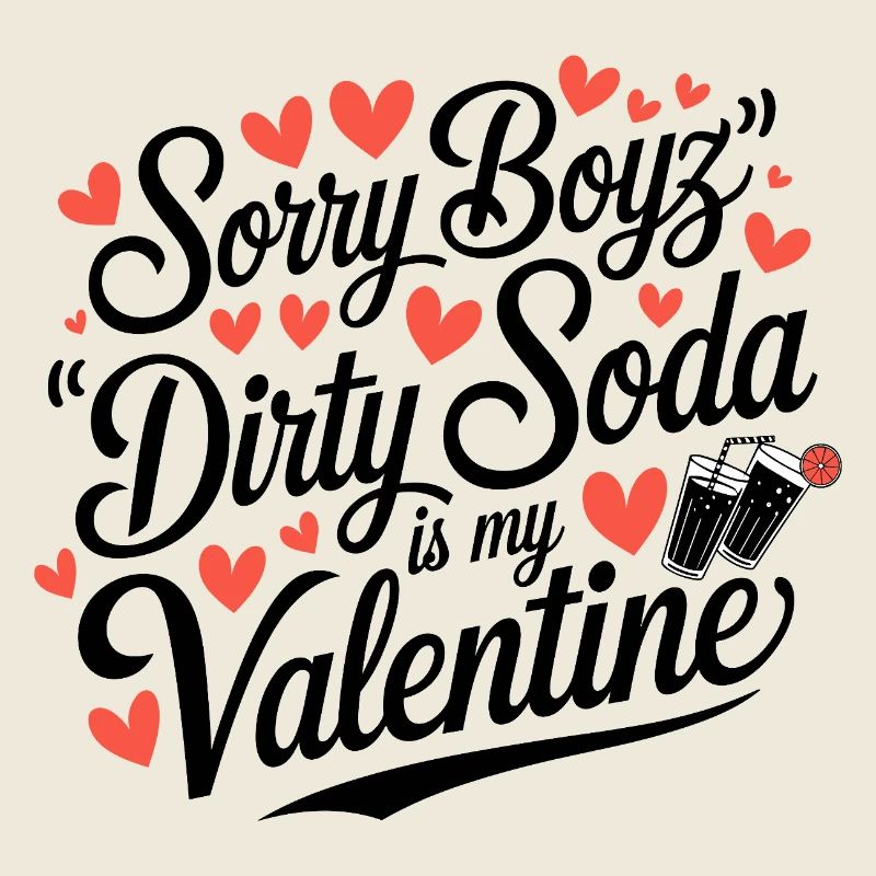Désolé Boyz Dirty Soda est mon Valentin