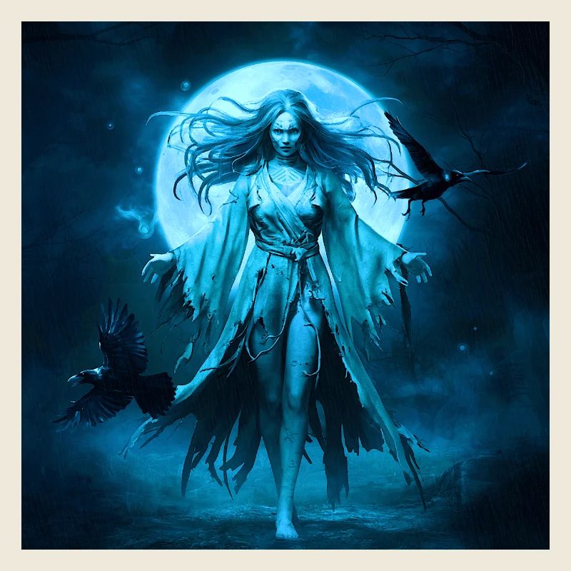 Todesfee, Kolkrabe, Monde