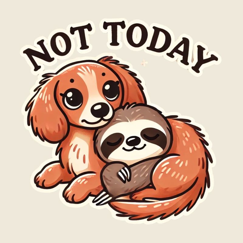 Dachshund with Sloth