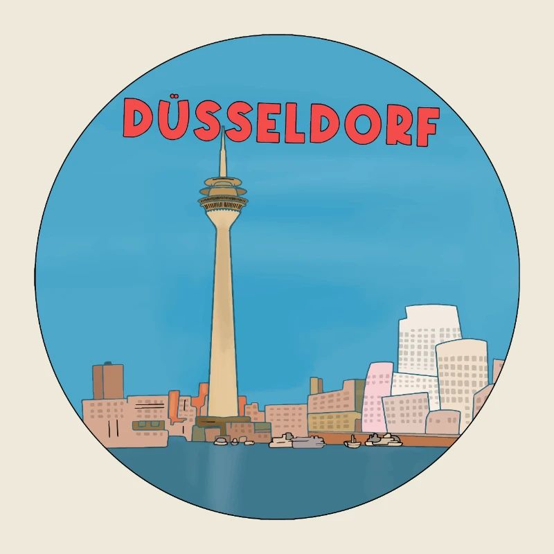 Ville allemande de Düsseldorf