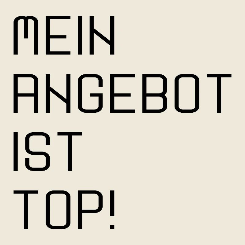 ANGEBOT IST TOP NACHFRAGE