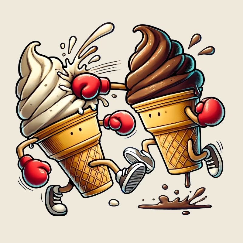 Der süße Wettkampf / Eiscreme