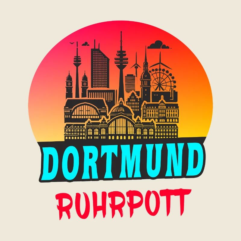 Dortmund Ruhrpott Skyline