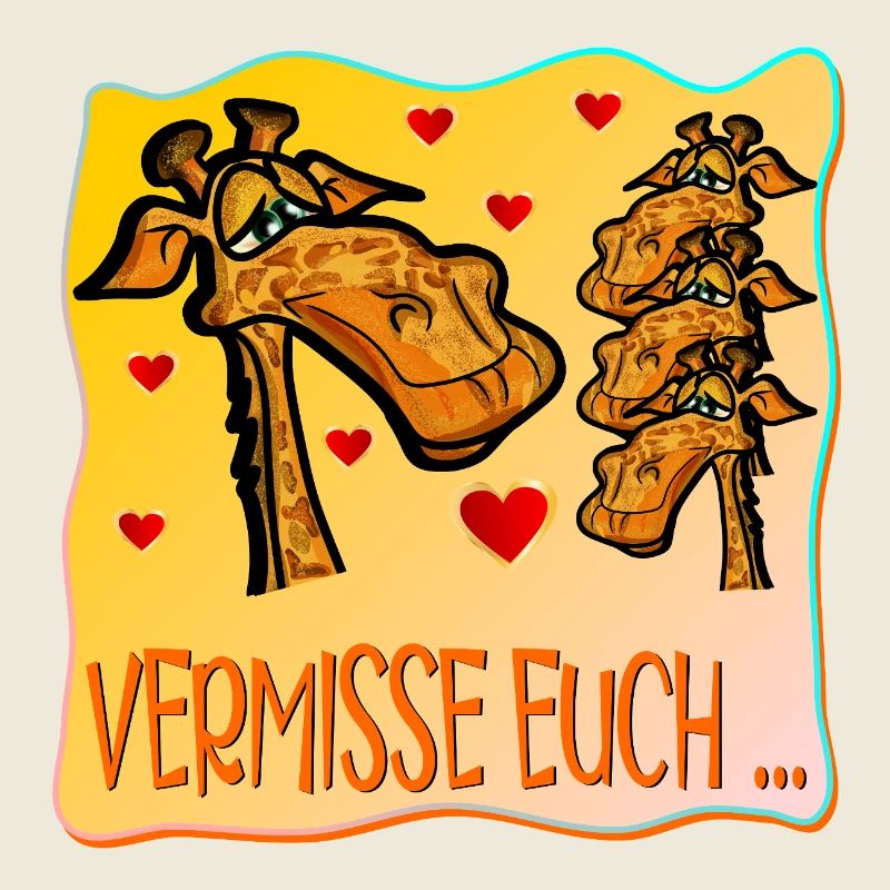 VERMISSE EUCH ABSCHIED TEAM GIRAFFE