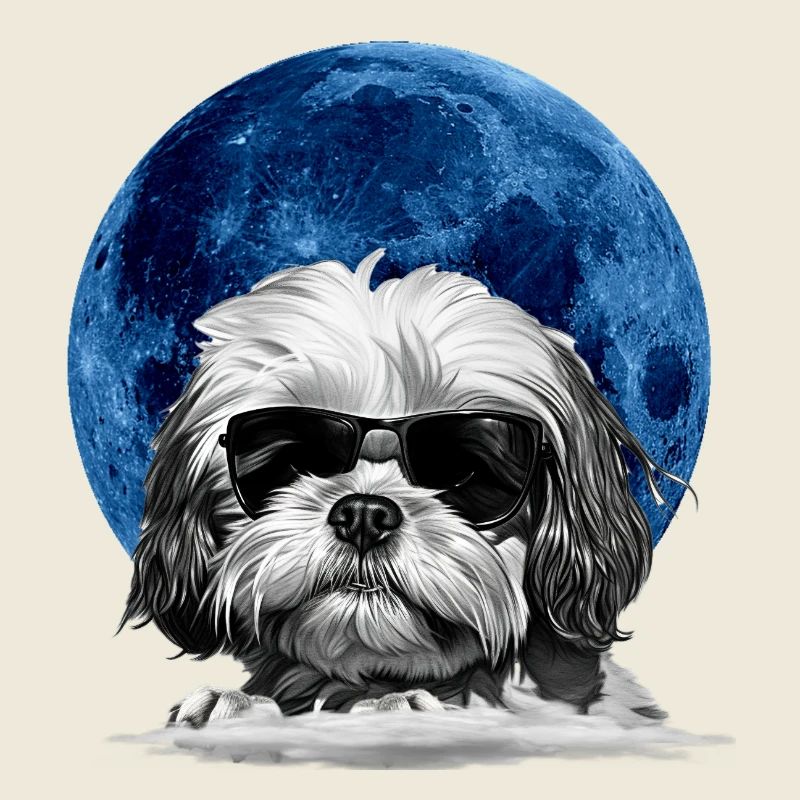 Impression d’art cool Shih Tzu 