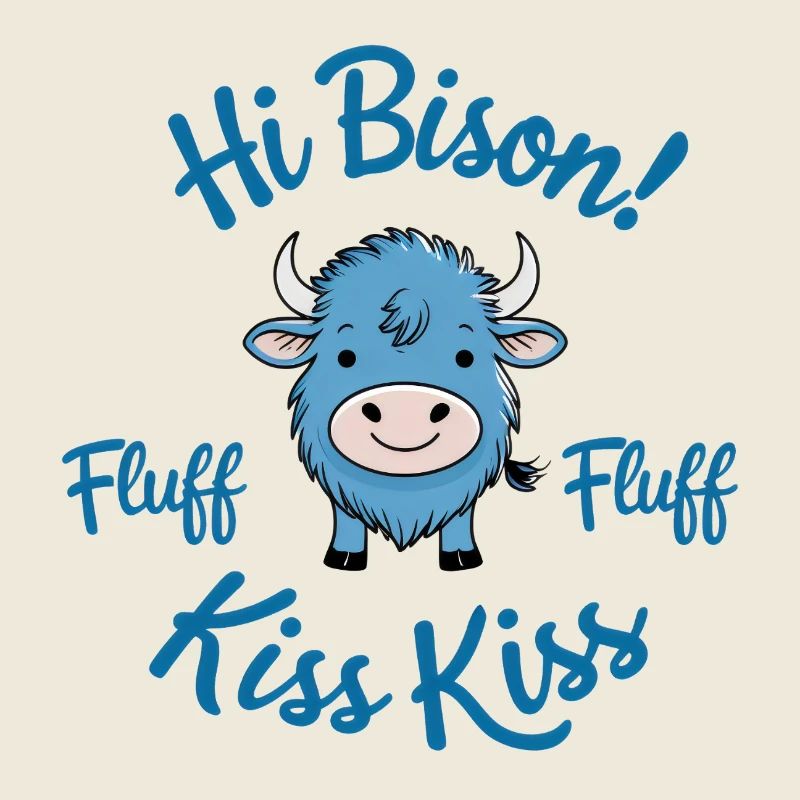 Hi Bison Fluff Fluff